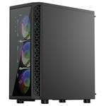 SilentiumPC skříň MidT Signum SG1X EVO TG ARGB / 2xUSB 3.0/ 4x120mm fan/ čelo a bok z tvrzeného skla/ ARGB/ černá