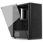 SilentiumPC skříň MidT Ventum VT2 TG / ATX / 2x120mm fan / 2xUSB 3.0 / tvrzené sklo / černá