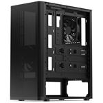 SilentiumPC skříň MidT Ventum VT2 TG / ATX / 2x120mm fan / 2xUSB 3.0 / tvrzené sklo / černá