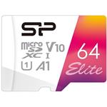 Silicon Power Elite Micro SDHC, 64GB, adaptér