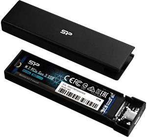 SILICON POWER External M.2 NVMe/SATA SSD case PD60 USB 3.2 Type-C