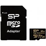 Silicon Power Golden Series High Endurance Micro SDXC, 32GB, adaptér