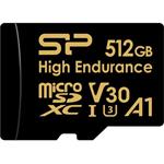 Silicon Power Golden Series High Endurance Micro SDXC, 512GB, adaptér