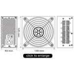 SilverStone zdroj 700W eff. 92% 80Plus Platinum SFX, 100% modular