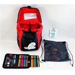 Školská aktovka - 3-dielny set, Baggymax Trikky Pavúk, hmotnosť len 0,65 kg