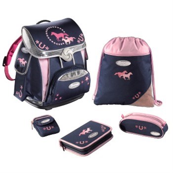 Školská aktovka - 5-dielny set, Sammies Palomino Horse so zapínaním tu