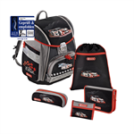 Školská aktovka pre prváčikov- 5-dielny set Step by Step Racer, certifikát AGR