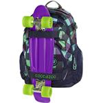 Školský ruksak Coocazoo CarryLarry2, Green Purple District