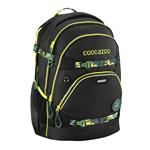 Školský ruksak Coocazoo e-ScaleRale TecCheck s elektronicky nastaviteľným bedrovým popruhom, Black