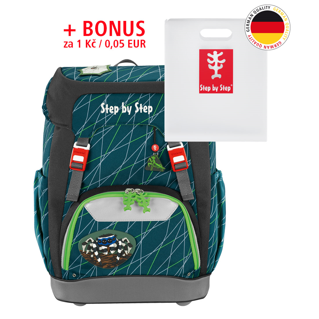 Školský ruksak Step by Step GRADE Pavúk + BONUS Dosky na zošity za 0,05 EUR