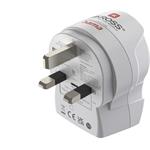 Skross cestovný adaptér, "EU to UK", 1x USB-A, 1x USB-C (PD), 20 W