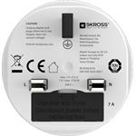 Skross cestovný adaptér pre použitie v UK, biely