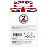 Skross cestovný adaptér pre použitie v UK, biely