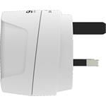 Skross cestovný adaptér pre použitie v UK, biely