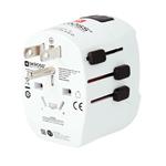 SKROSS cestovný adaptér PRO Light USB AC45PD - World, UK+USA+AUS/CN, univerzálny, uzemnený, USB A+C 45W