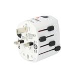 SKROSS Cestovný adaptér SKROSS World Pro+, 10A max., uzemnený, vr. adaptéra pre ostatné vidlice, univerzálny pre celý sv