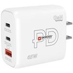 SKROSS DC57USA-PD65, USB A+C nabíjací adaptér Power Charger 65W GaN US, Power Delivery, typ A