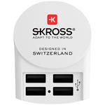 SKROSS Euro USB nabíjací adaptér, 2400mA, 2x USB výstup
