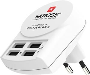SKROSS Euro USB nabíjací adaptér, 2400mA, 2x USB výstup