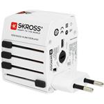 SKROSS MUV AC30PD USB, cestovný adaptér, univerzálny, neuzemnený, USB A+C 30W