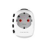 Skross PA34, cestovný adaptér PRO vysúvací, biely