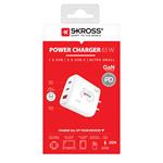 SKROSS USB A+C nabíjací adaptér Power Charger 65W GaN US, Power Delivery, typ A