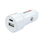 SKROSS USB A+C nabíjací autoadaptér Dual Car Charger, 65W PD