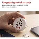 Skross World to Europe, cestovný univerzálny adaptér pre cudzincov do stred. Európy