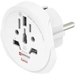 Skross World Travel Pro Light USB, cestovný adaptér, 3-pól., univerzál., 2xUSB-A