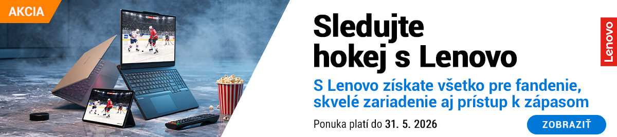 Sledujte hokej s Lenovo