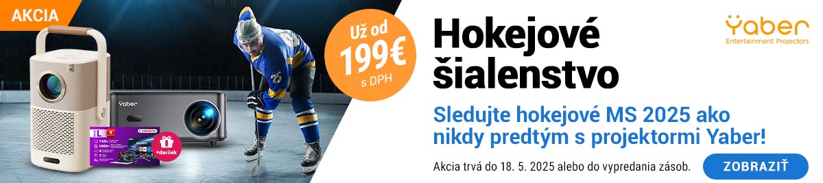 Sledujte hokejové MS 2025 ako nikdy predtým s projektormi Yaber