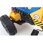 Šliapací traktor G21 Classic s čelním nosičem žluto/modrý