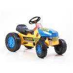 Šliapací traktor G21 Classic žluto/modrý