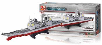 Sluban M38-B0389 - Aircraft Carrier Series - Cruiser