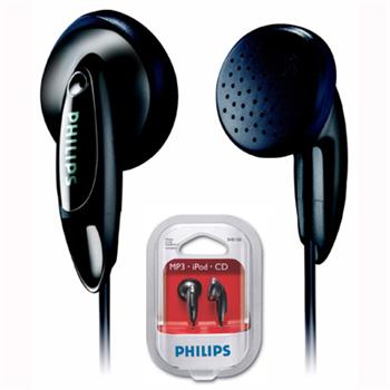 Sluchadla do uší čierne Philips SHE1350