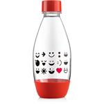 SodaStream detská fľaša 0,5l Smajlík, červená