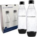 SodaStream FUSE, sada 2x1l fľaša, čierna