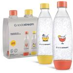 Sodastream FUSE, sada 2x1l fľaša, Orange/Yellow
