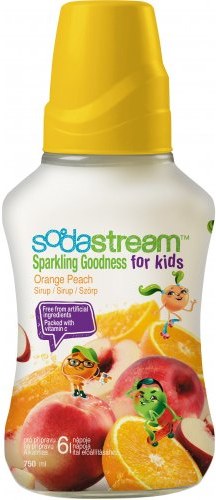 SODASTREAM sirup Pomaranč s broskyňou pre deti, 750 ml
