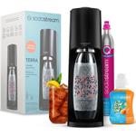 SodaStream TERRA black Ice Tea megapack, výrobník nápojov