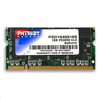 SODIMM DDR Patriot 1GB 400MHz CL3