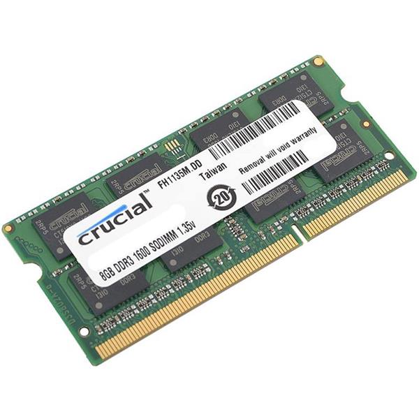SODIMM DDR3 8GB Crucial 1600MHz CL11 1.35V
