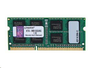SODIMM DDR3 8GB Kingston 1333MHz modul pro Apple