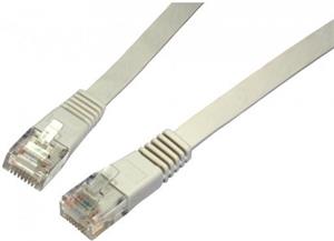 Solarix patch kábel RJ45, cat. 5e, UTP, 3,0m, sivý, plochý