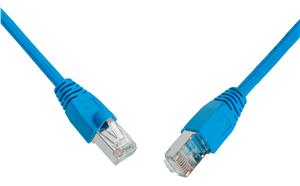 Solarix patch kábel RJ45, cat. 6, S-FTP, 10,0m, modrý
