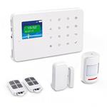 Solight 1D50GSM, GSM alarm set, ovládací panel, 2x diaľkové ovládanie, PIR čidlo, okenný/dverný senzor