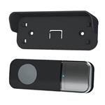 Solight 1L67TB, bezdrôtové tlačidlo pre 1L67B, 200m, čierne, learning code, kryt na menovku