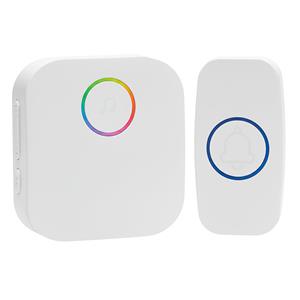 Solight 1L80, bezdrôtový zvonček, do zásuvky, 180m, biely, learning code