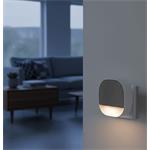 Solight 1L81, bezdrôtový zvonček s nočným svetielkom, do zásuvky, 180m, biely, learning code