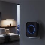 Solight 1L82B, bezdrôtový zvonček, do zásuvky, 180m, čierny, learning code